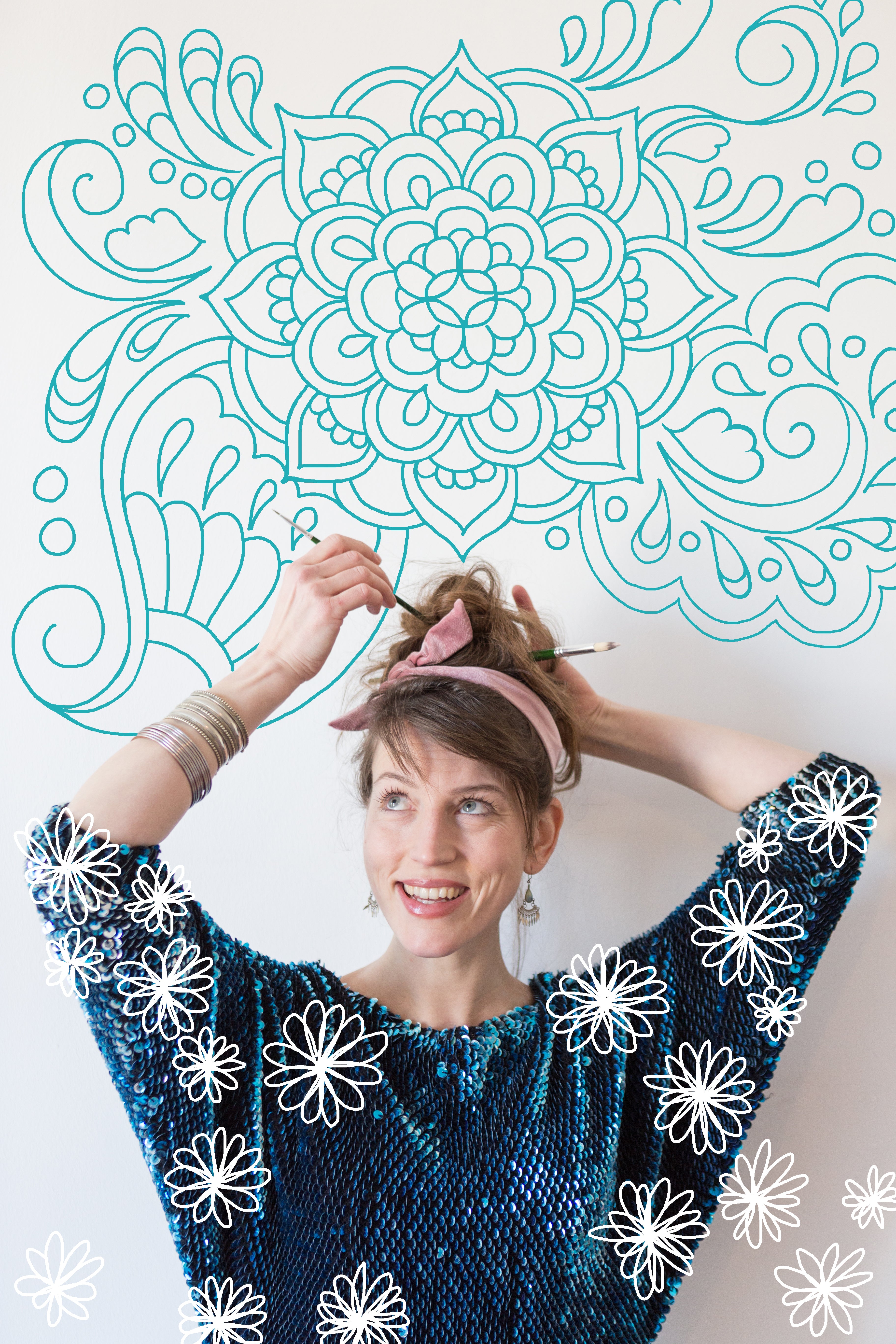 Masja van den Berg illustrator kleurboeken